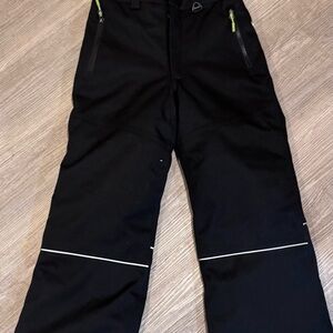 Youth Black snow Pants